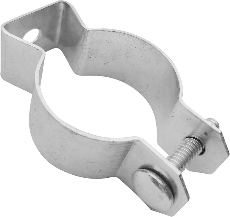 OHLECTRIC OL-07464 Zinc Plated Steel 1-1/4-inch Conduit Hanger with Bolt- Ideal for Rigid and EMT Conduit Mounting to Surfaces, Insulated Supports or Threaded Rods- Pack of 10 - Image 1